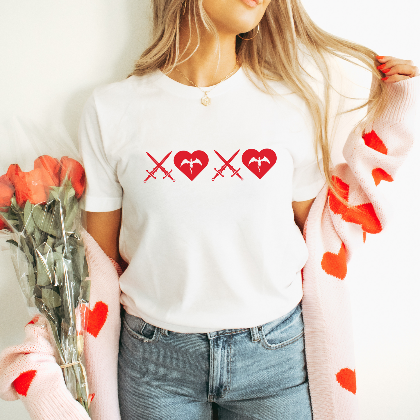 XOXO Dragon T-Shirt - Red Graphic