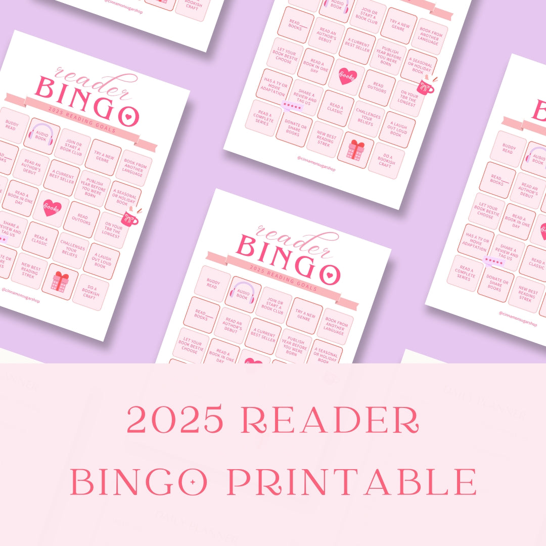 Reader BINGO | Digital + Printable Planner Insert